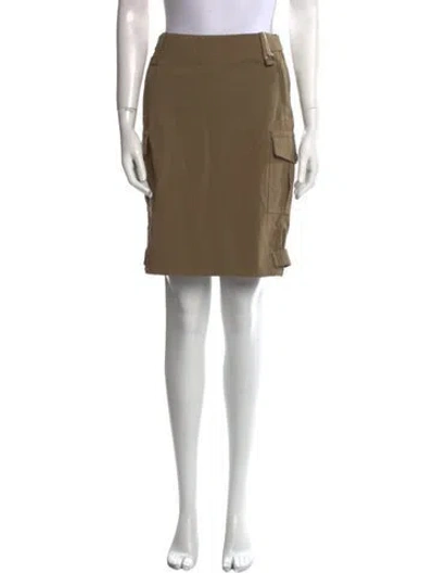 Pre-owned Prada Vintage Knee-length Skirt In Brown