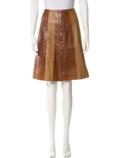 Pre-owned Prada Vintage Knee-length Skirt In Brown