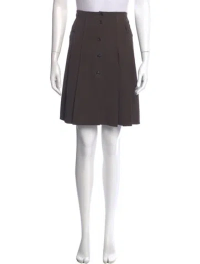 Pre-owned Prada Vintage Knee-length Skirt In Brown