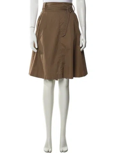 Pre-owned Prada Vintage Knee-length Skirt In Brown