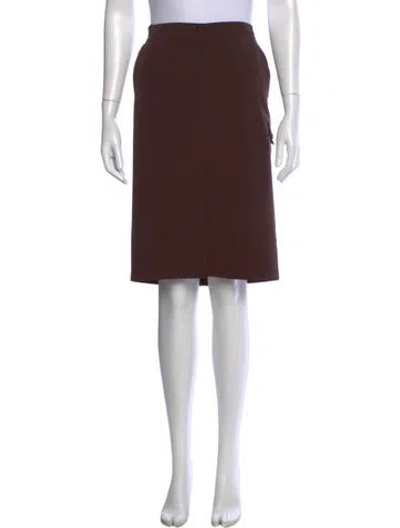 Pre-owned Prada Vintage Knee-length Skirt In Brown
