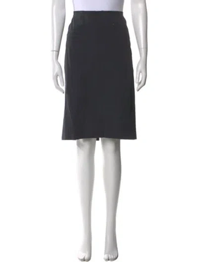 Pre-owned Prada Vintage Knee-length Skirt In Gray