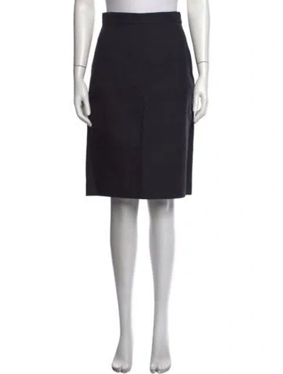Pre-owned Prada Vintage Knee-length Skirt In Gray
