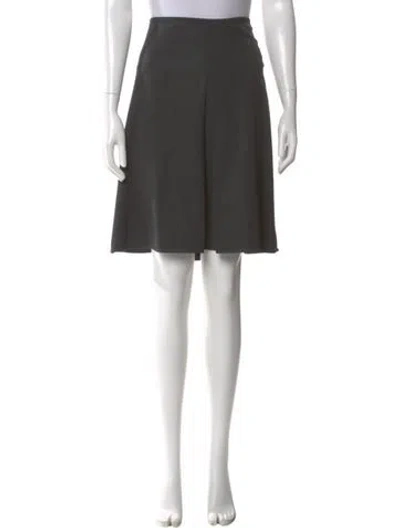 Pre-owned Prada Vintage Knee-length Skirt In Gray
