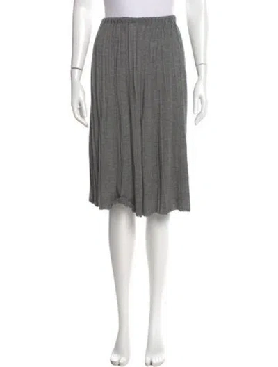 Pre-owned Prada Vintage Knee-length Skirt In Gray