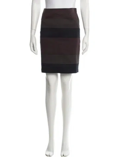 Pre-owned Prada Vintage Knee-length Skirt In Gray