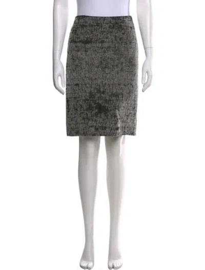 Pre-owned Prada Vintage Knee-length Skirt In Gray