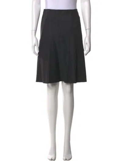 Pre-owned Prada Vintage Knee-length Skirt In Gray