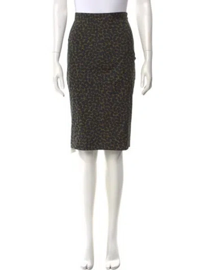 Pre-owned Prada Vintage Knee-length Skirt In Green