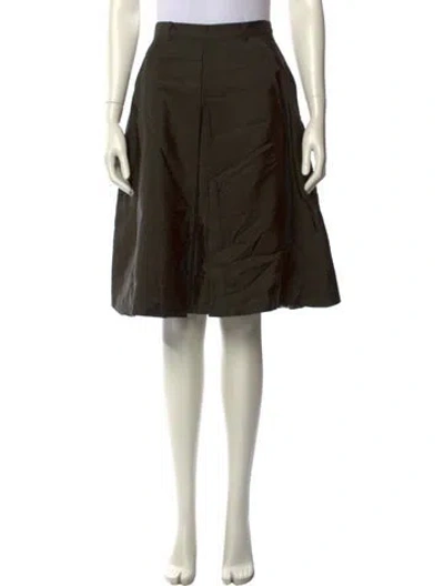 Pre-owned Prada Vintage Knee-length Skirt In Green