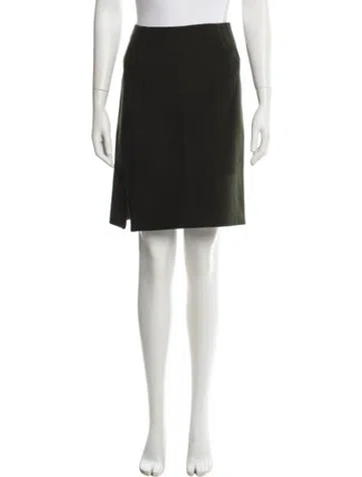 Pre-owned Prada Vintage Knee-length Skirt In Green