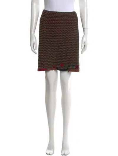 Pre-owned Prada Vintage Knee-length Skirt In Green
