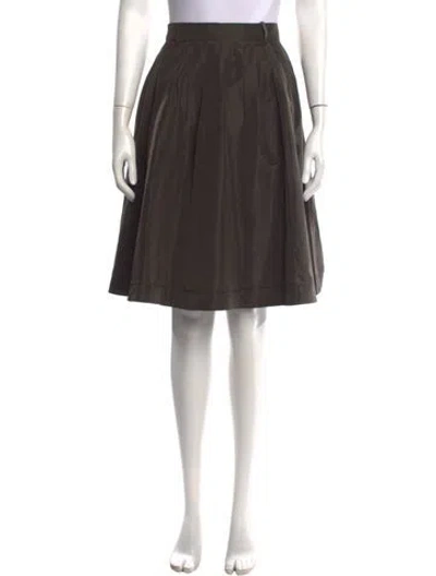 Pre-owned Prada Vintage Knee-length Skirt In Green