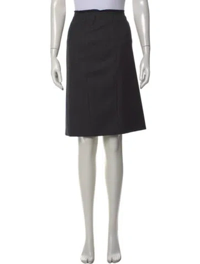 Pre-owned Prada Vintage Knee-length Skirt In Grey
