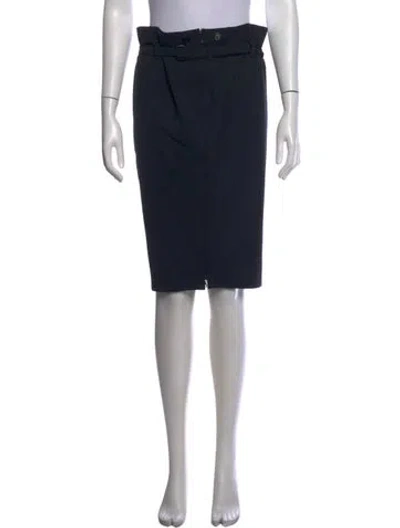 Pre-owned Prada Vintage Knee-length Skirt In Grey
