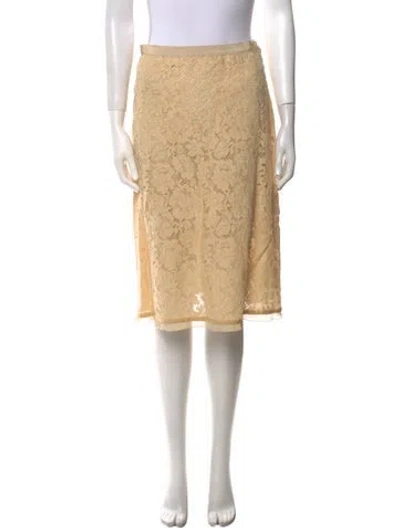 Pre-owned Prada Vintage Knee-length Skirt In Neutral