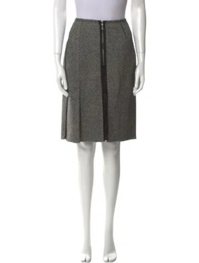 Pre-owned Prada Vintage Knee-length Skirt In Neutral