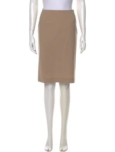 Pre-owned Prada Vintage Knee-length Skirt In Neutral