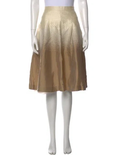 Pre-owned Prada Vintage Knee-length Skirt In Neutral