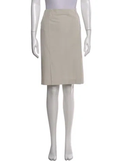 Pre-owned Prada Vintage Knee-length Skirt In Neutral