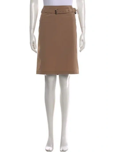 Pre-owned Prada Vintage Knee-length Skirt In Neutral