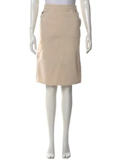 Pre-owned Prada Vintage Knee-length Skirt In Neutral