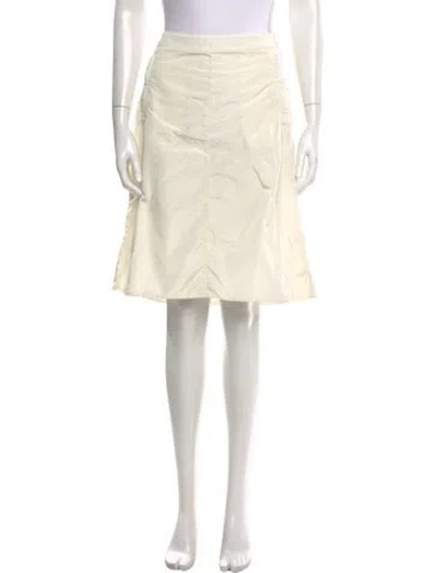 Pre-owned Prada Vintage Knee-length Skirt In Neutral