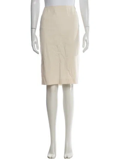 Pre-owned Prada Vintage Knee-length Skirt In Neutral
