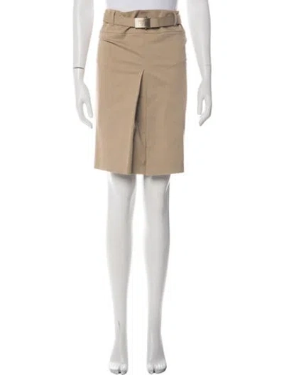 Pre-owned Prada Vintage Knee-length Skirt In Neutral