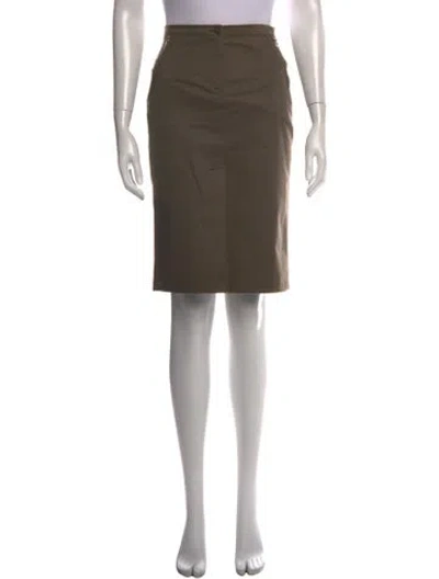 Pre-owned Prada Vintage Knee-length Skirt In Neutral