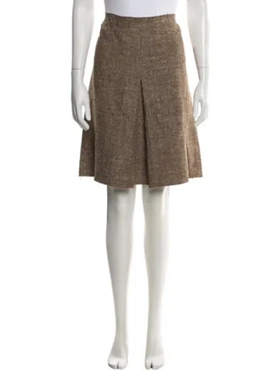 Pre-owned Prada Vintage Knee-length Skirt In Neutrals