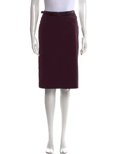Pre-owned Prada Vintage Knee-length Skirt In Purple