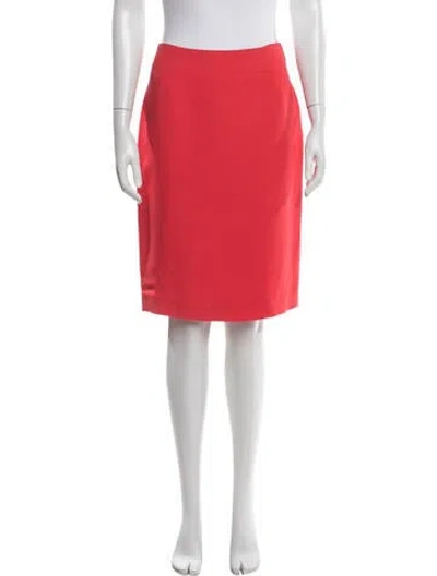 Pre-owned Prada Vintage Knee-length Skirt In Red