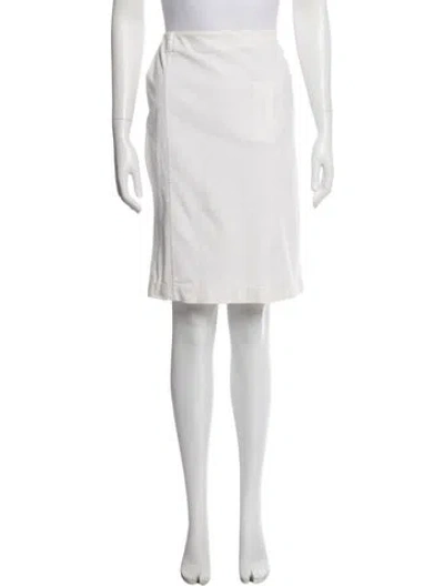 Pre-owned Prada Vintage Knee-length Skirt In White