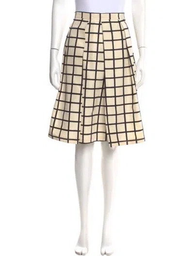 Pre-owned Prada Vintage Knee-length Skirt In White