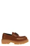 Prada Women Caramel Leather Lace-up Shoes