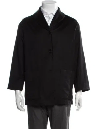 Pre-owned Prada Vintage Late 1980's - Early 1990's Jacket In Black