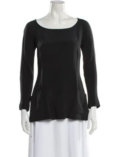 Pre-owned Prada Vintage Late 1980's - Early 1990's Top In Black