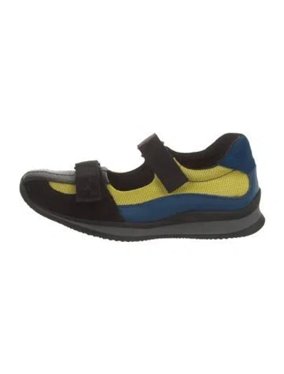 Pre-owned Prada Vintage Late 1990's - Early 2000's Athletic Sneakers In Black
