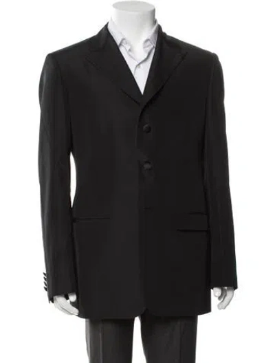 Pre-owned Prada Vintage Late 1990's - Early 2000's Blazer In Black