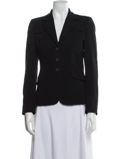 Pre-owned Prada Vintage Late 1990's - Early 2000's Blazer In Black
