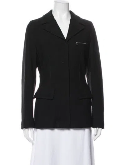 Pre-owned Prada Vintage Late 1990's - Early 2000's Blazer In Black