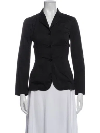 Pre-owned Prada Vintage Late 1990's - Early 2000's Blazer In Black
