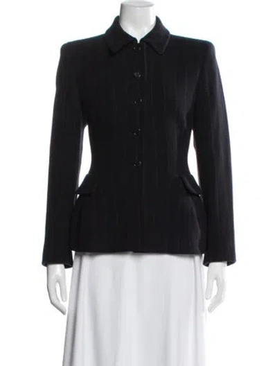 Pre-owned Prada Vintage Late 1990's - Early 2000's Blazer In Blue