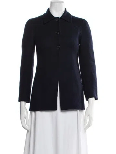 Pre-owned Prada Vintage Late 1990's - Early 2000's Blazer In Blue