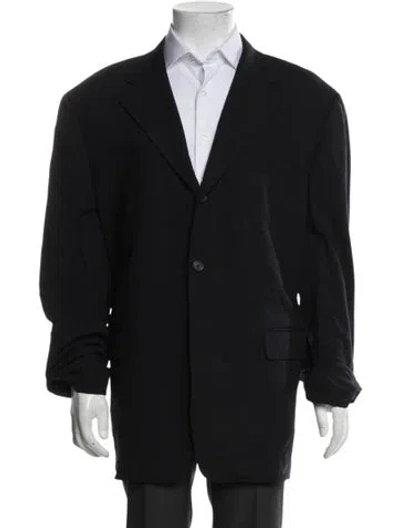 Pre-owned Prada Vintage Late 1990's - Early 2000's Blazer In Blue