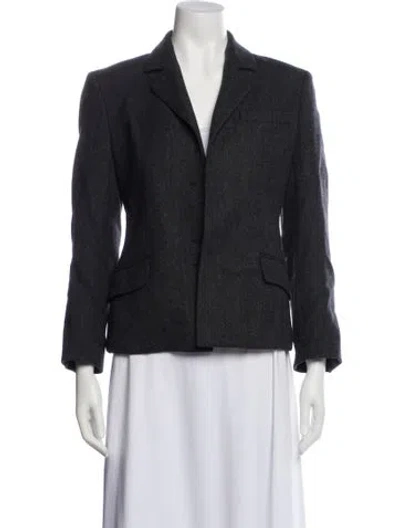 Pre-owned Prada Vintage Late 1990's - Early 2000's Blazer In Gray