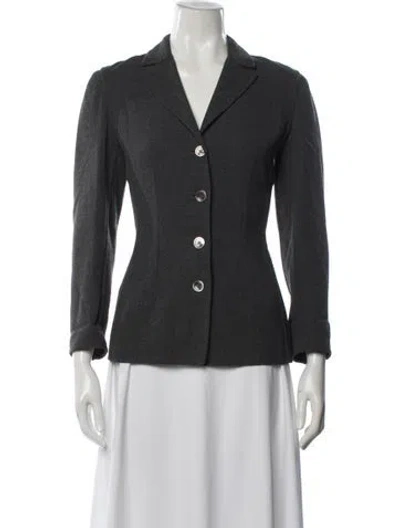 Pre-owned Prada Vintage Late 1990's - Early 2000's Blazer In Gray
