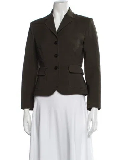 Pre-owned Prada Vintage Late 1990's - Early 2000's Blazer In Green
