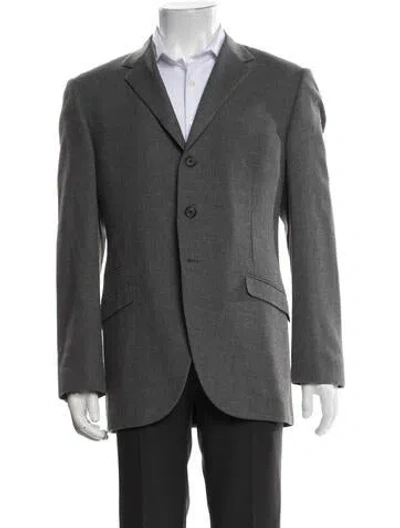 Pre-owned Prada Vintage Late 1990's - Early 2000's Blazer In Grey